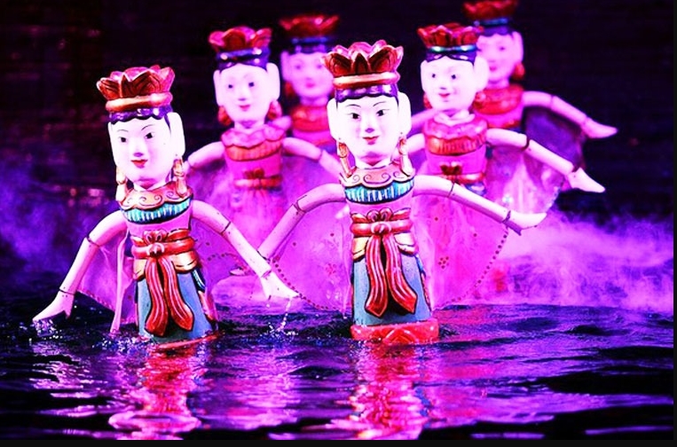 Water puppet show in Hanoi